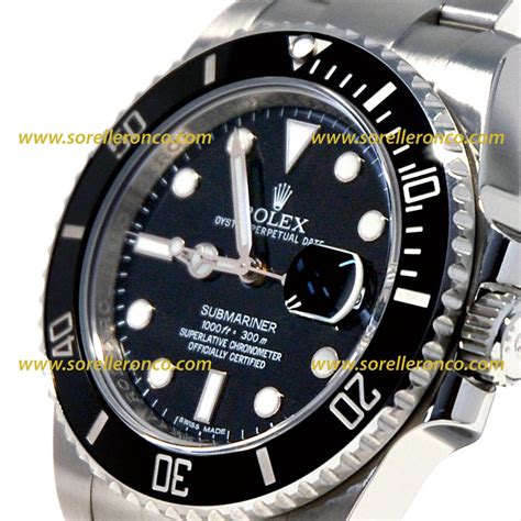 foto rolex submariner ceramica nero|rolex submersible ceramica.